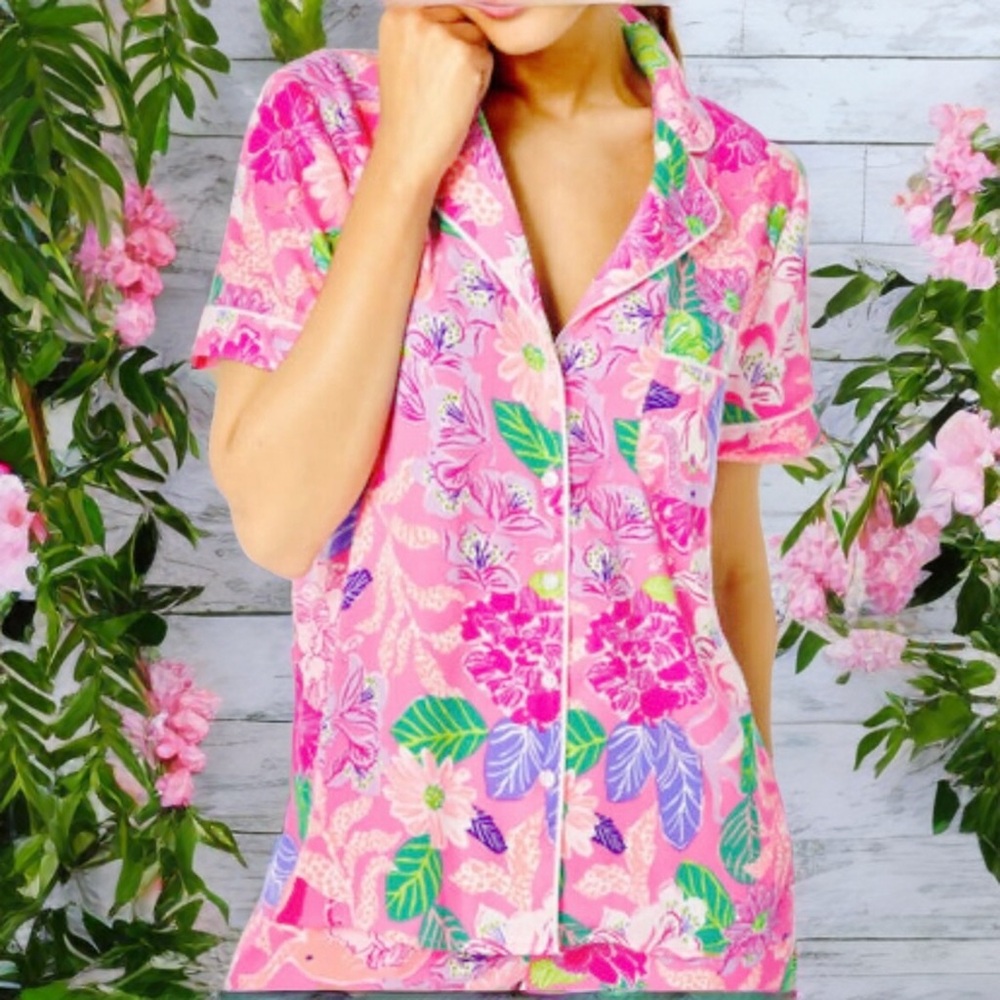 Lilly Pulitzer NWOT Teagan Pajama Top Small